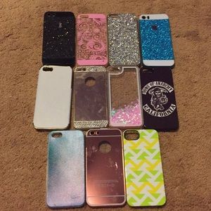 HUGE LOT IPHONE 5/5s phone cases!!